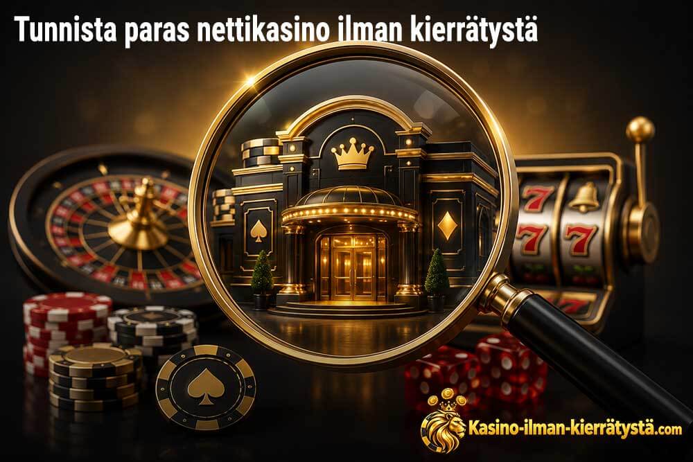 Löydä paras kasino ilman kierrätystä